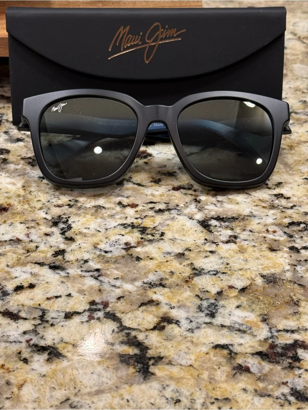 Maui Jim Black Polarized Men’s Sunglasses